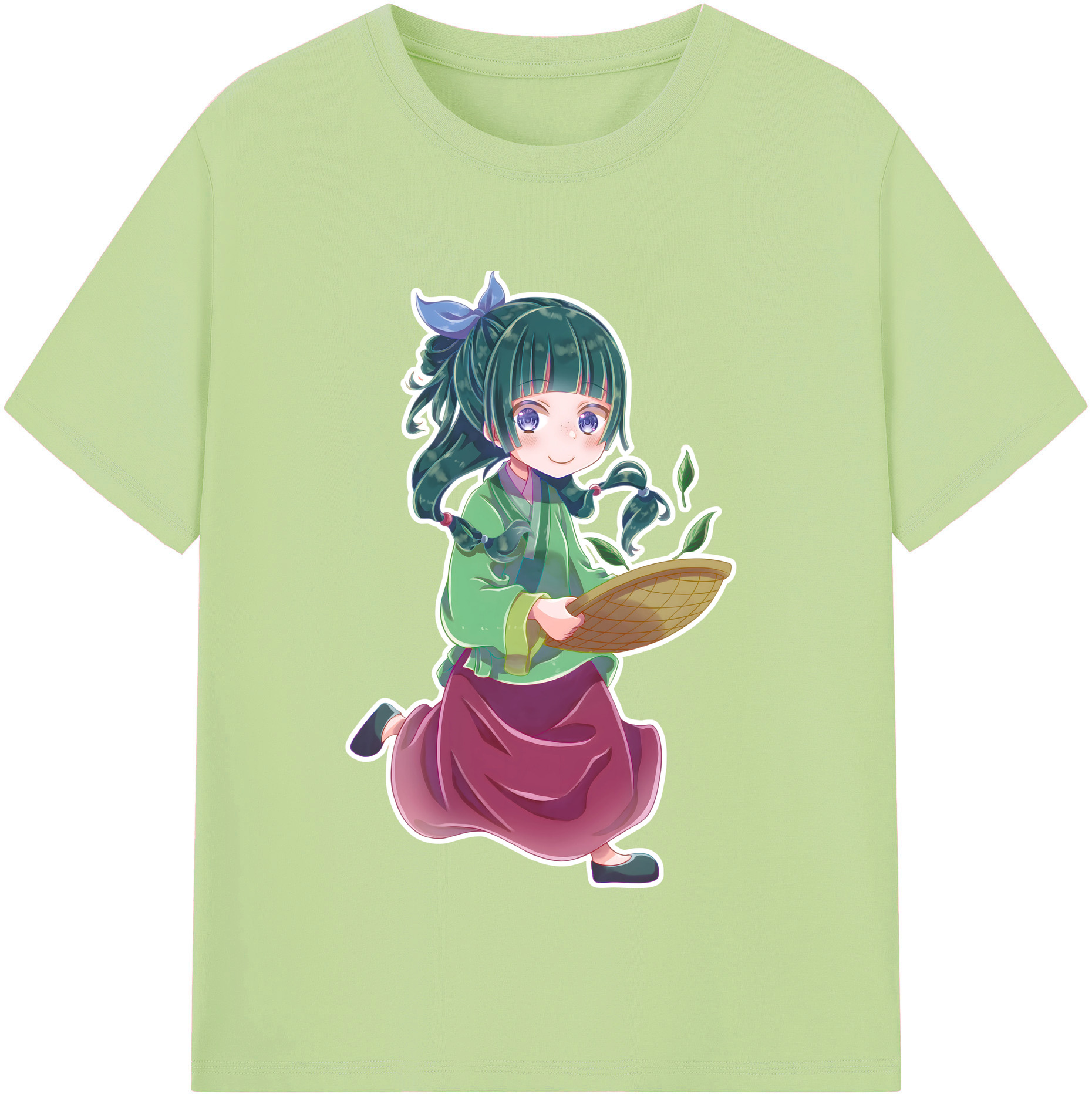 （画像用） 薬屋のひとりごと The Apothecary Diaries 綿100％半袖Tシャツ（フロントプリント）